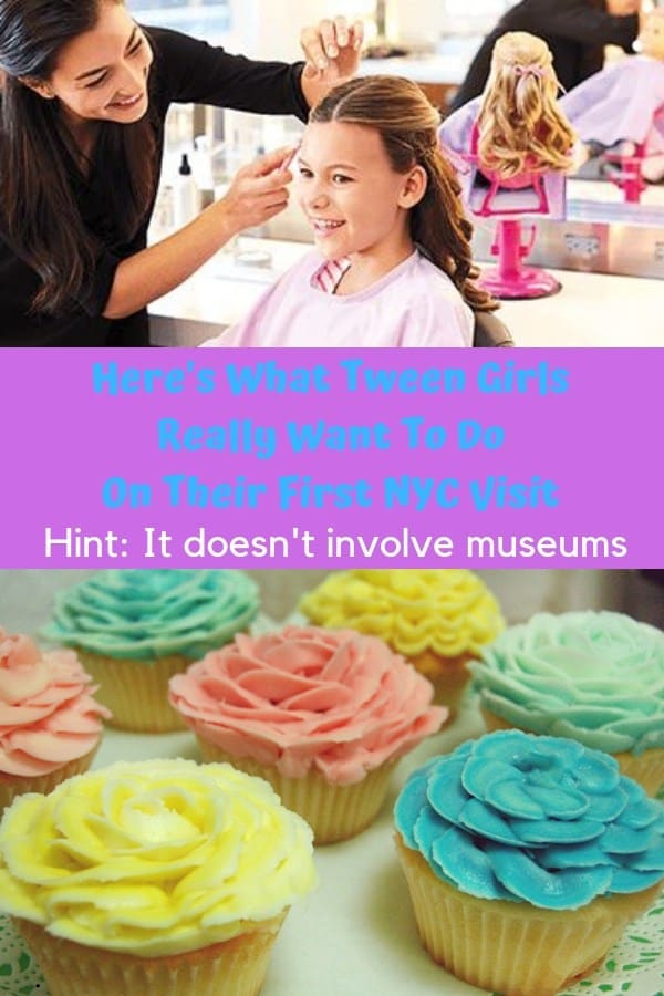Need a bucket list for things to do with older kids and tweens in nyc? Go light on culture and heavy on fun (and cupcakes). Here are 5 great things to do with not-quite=teens in nyc. #nyc #kids #tweens #thingstodo #vacation #family #nycbucketlist