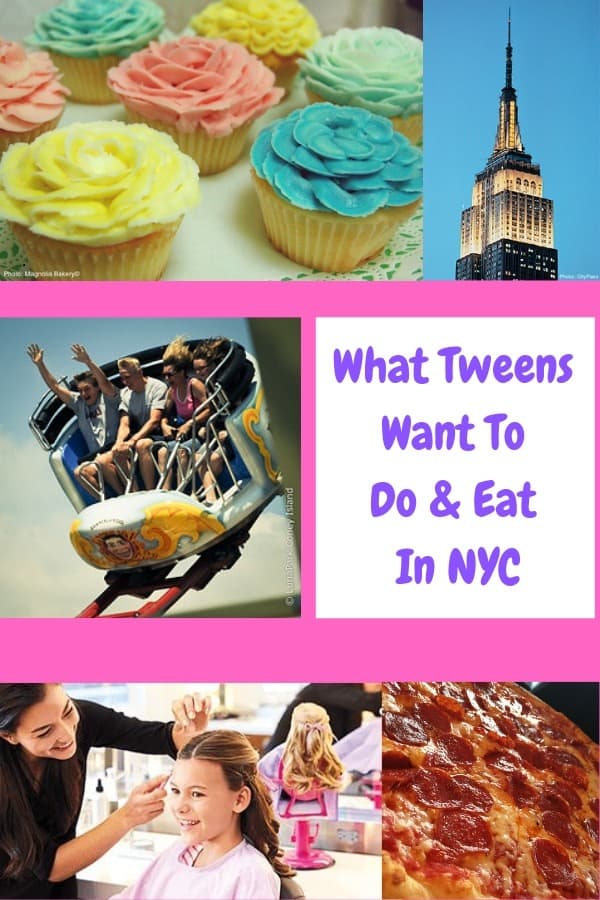 looking for inspiration for a trip to nyc with tweens. here are 5 things older kids love to do in nyc, and few activities likely to bore them to tears. let the nyc family vacation begin! #nyc #kids #tweens #ideas #thingstodo #travel #family