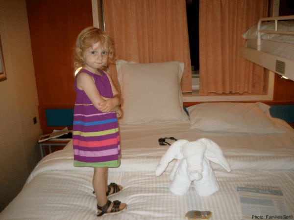 Towel critters are kid-pleasers are on cruise ships