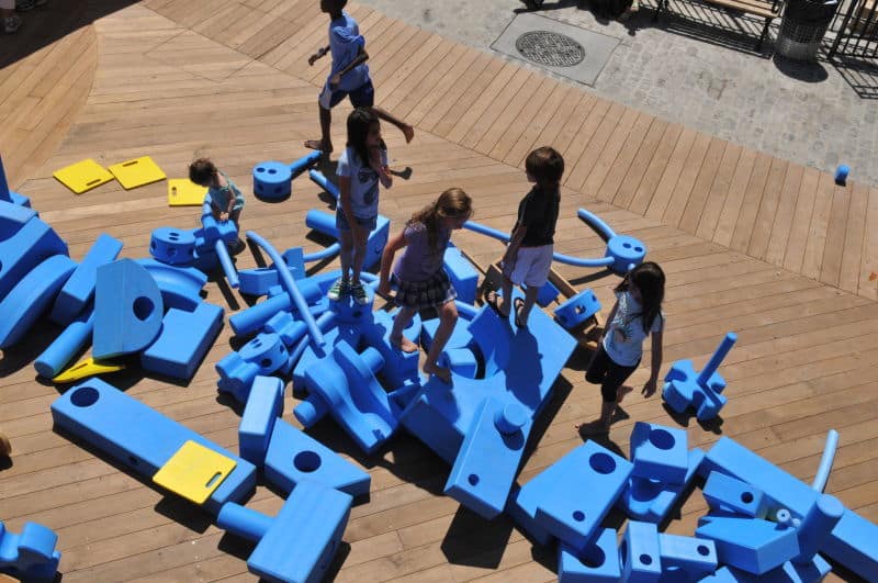 Imagination is a NYC playground downtown.