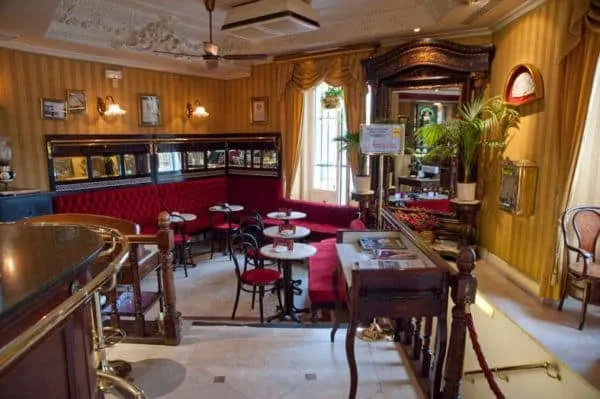 the old-school café de orient in madrid is a fun place to eat with teens
