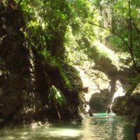 a boat ride can lead to a hidden cave in Jamaica