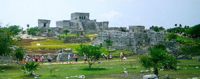Tulum's low-level sprawling ruins offer a manageable day trip with kids and teens.