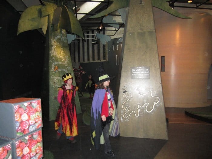 Dressing up at the museum of civilization in quebec