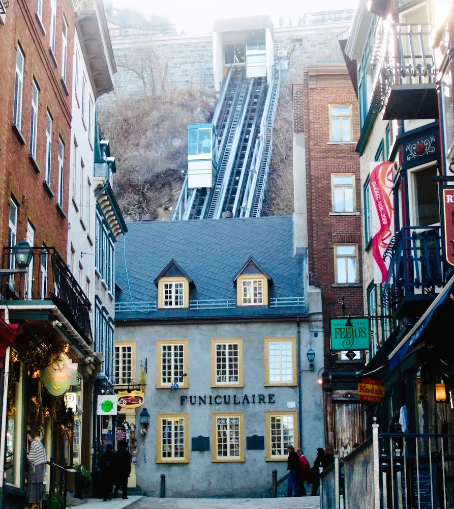 Quebec City: A TrÉS Bon Winter Weekend Destination With Kids A funicular provides a fun, kid-friendly way to travel between quebec city's upper and lower old towns.