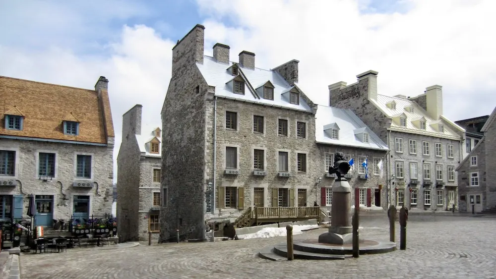 Quebec old town houses
