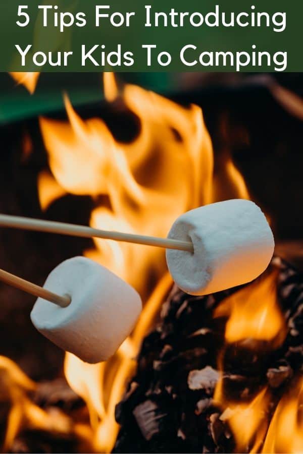 For your first camping trip with your kids, the most important thing to pack is the right attitude. And marshmallows. 5 tips for your first outdoor family adventure. #dads #kids #camping #outdoors #tips