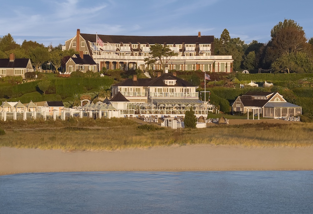 The grand, classic chatham bar hotel sits on a prime stretch of beach outside one of cape cod's most popular towns.