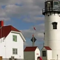 The chatham lighthouse is an iconic symbol of cape cod