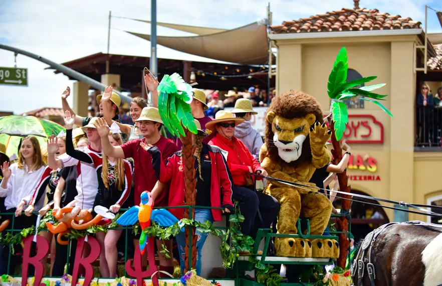 The swallow parade and festival is a great family activity in san juan capistrano