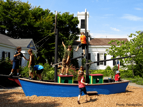Playing at mystic seaport