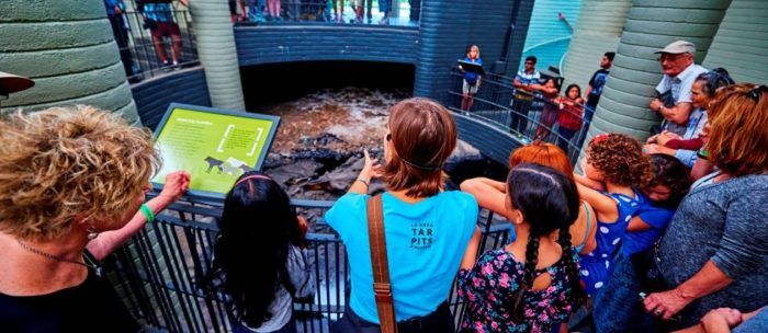 Families can learn about ongoing excavations at the la brea tar pits