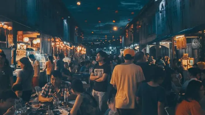 kuching hawker market