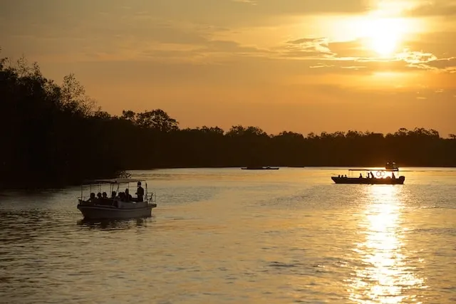 The 5 Most Awesome Things To Do In Borneo With Kids Santubong riverat dusk