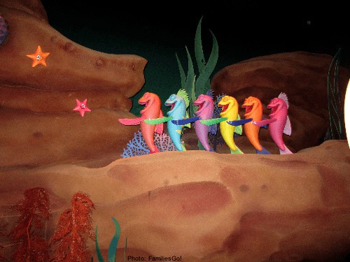 The little mermaid ride at disney world