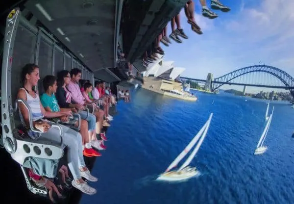 soarin' around the world takes riders on a flight above six continents in just a few exciting minutes.