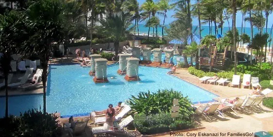 the wading pool at the marriott in san juan
