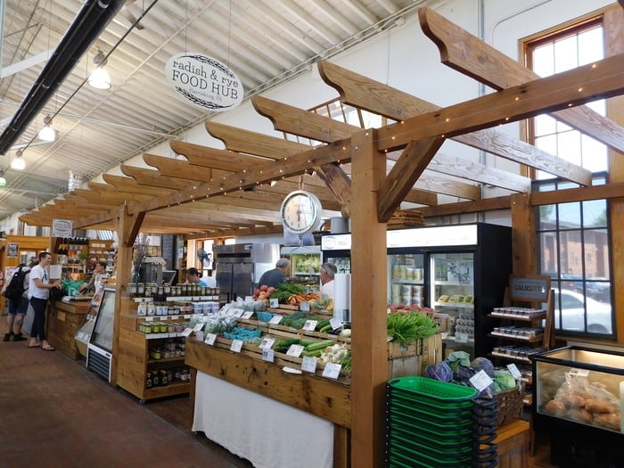 Broad street market stalls
