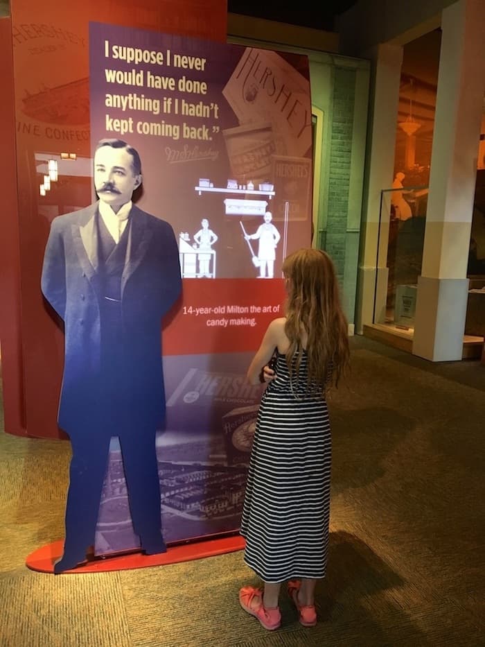 Learning about milton hershey at his museum