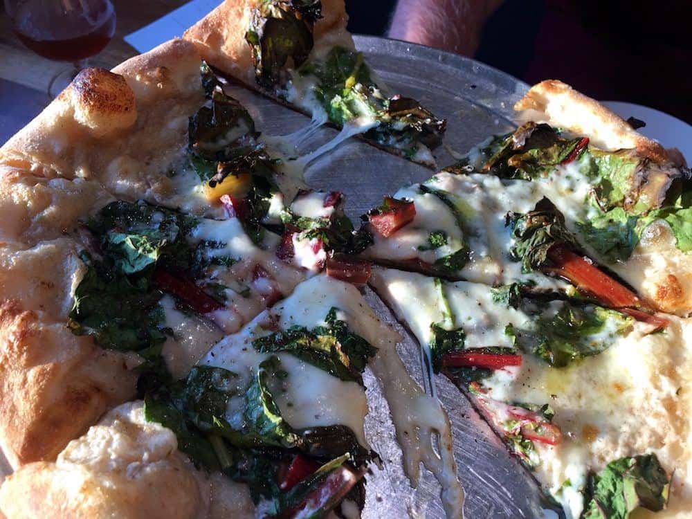 Gourmet pizza at troegs