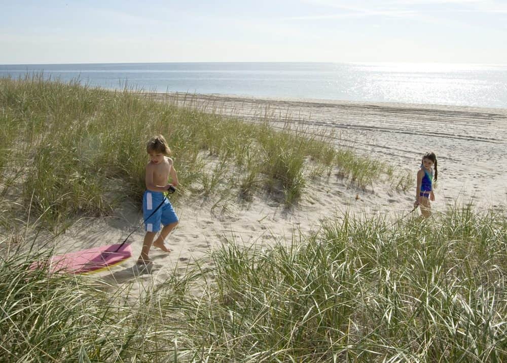 The hamptons have great beaches to explore yearround; they can be even better in the off-seaons.