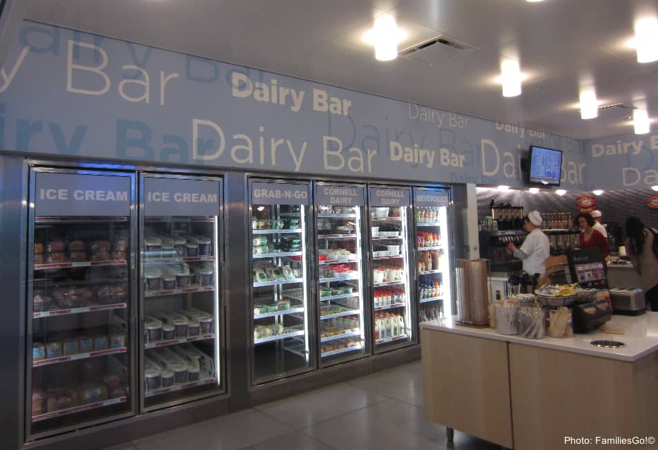 Cornell dairy bar has very good ice cream and other fresh dairy products