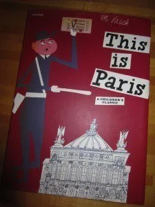 the cover of the children's book this is paris by m. sasek