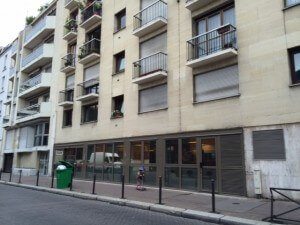 The exterior of our paris home swap