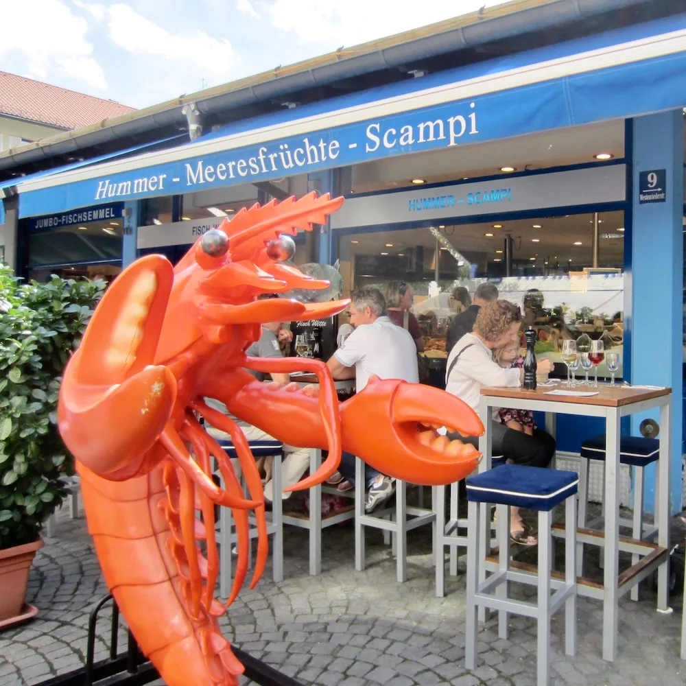 Munich: 10+ Things To Do &Amp; See That Your Whole Family Will Love Fish witte is a store and restaurant popular with local shoppers to munich's viktualienmarkt