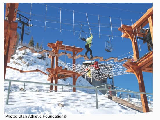 rope course in park city