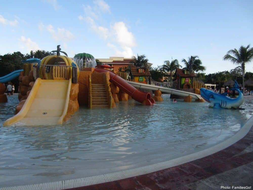 Kids water playground at grand bahia principe coba