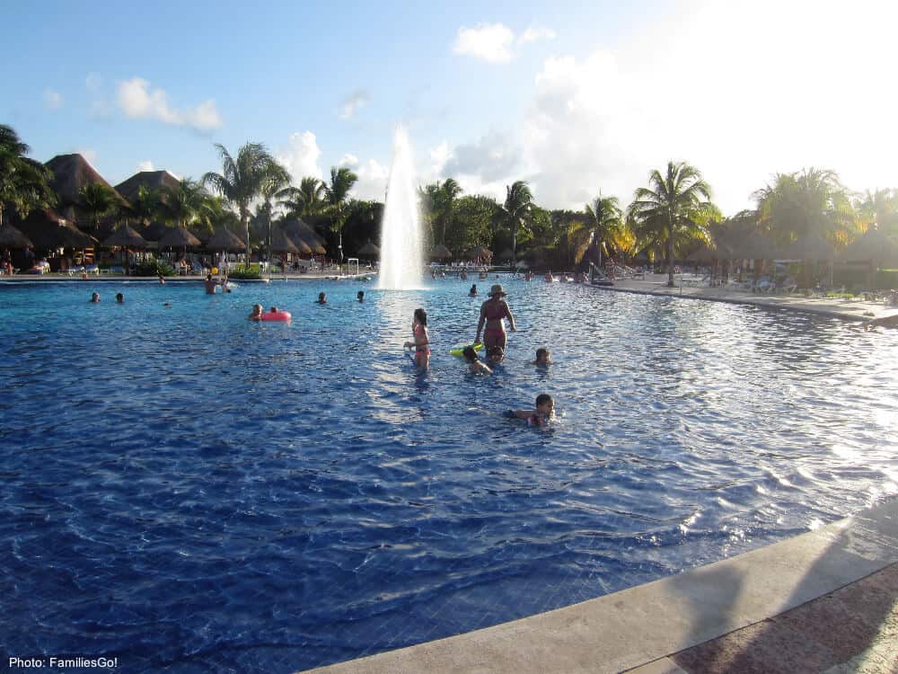 the main pool at grand bahia principe coba