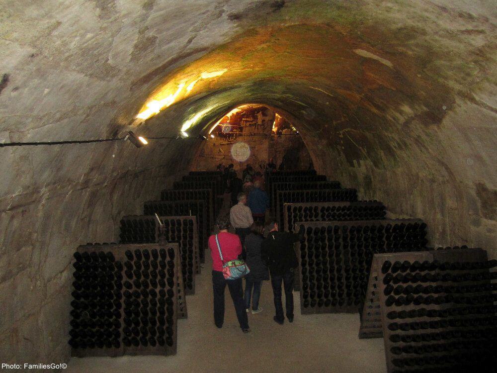 The gh martell caves in reims