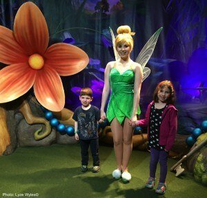 Meeting tinkerbell at disney world