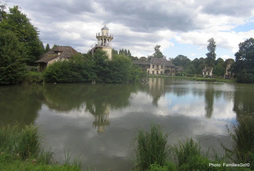 maire antoinette's hamlet at versaille, outside of paris