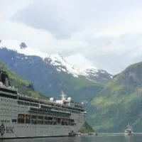 the MSC Sinfonia in port