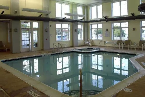 the pool at the watkins glen harbor hotel