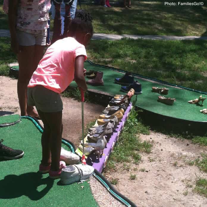 Governors island mini golf in nyc