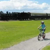 rail trails make for easy vacation bike rides with kids