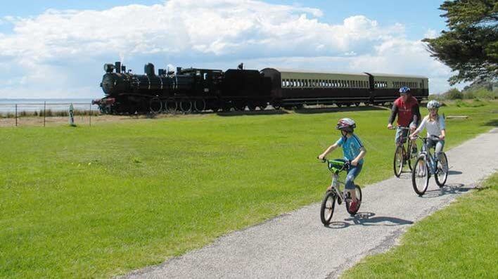 rail trails make for easy vacation bike rides with kids