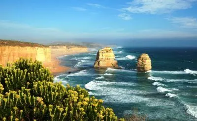 Exploring Australia On Bikes With Kids The great ocean road provides road cycling with a view