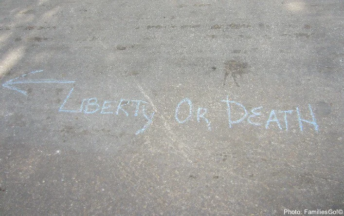 10 Creepy, Kid-Friendly Ghost Tours In Top U.s. Cities "give me liberty or give me death" graffiti in williamsburg takes oi a whole new way on a ghost tour.