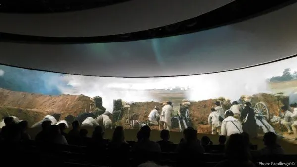the 4d battle of yorktown at the museum of the american revolution there.