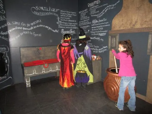 play dress-up at the museum of civiliization in quebec city.