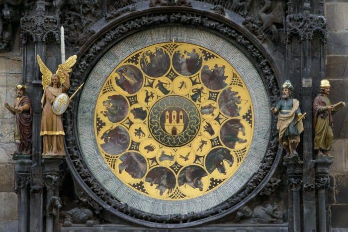 Pragues famous astronomical clock
