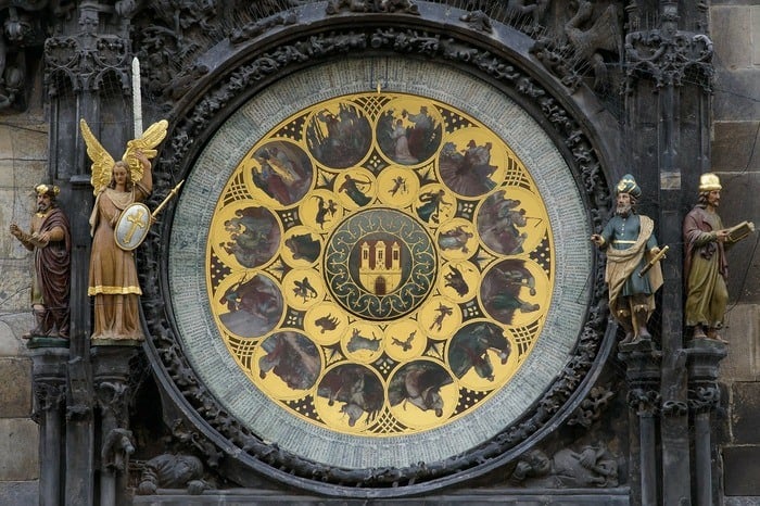 Pragues famous astronomical clock