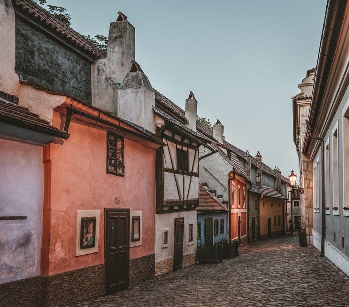 prague's tiny golden lane