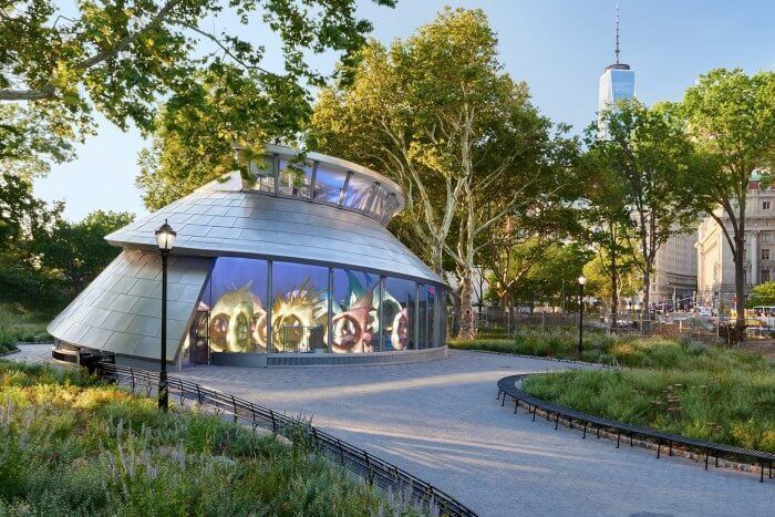 sea glass carousel at battery park, NYC
