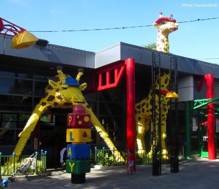 Here's What We Loved At Legoland: What They Build Giraffes Bursting Through A Roof At Legoland