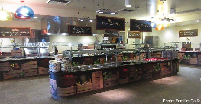 Bricks buffet at the legoland hotel
